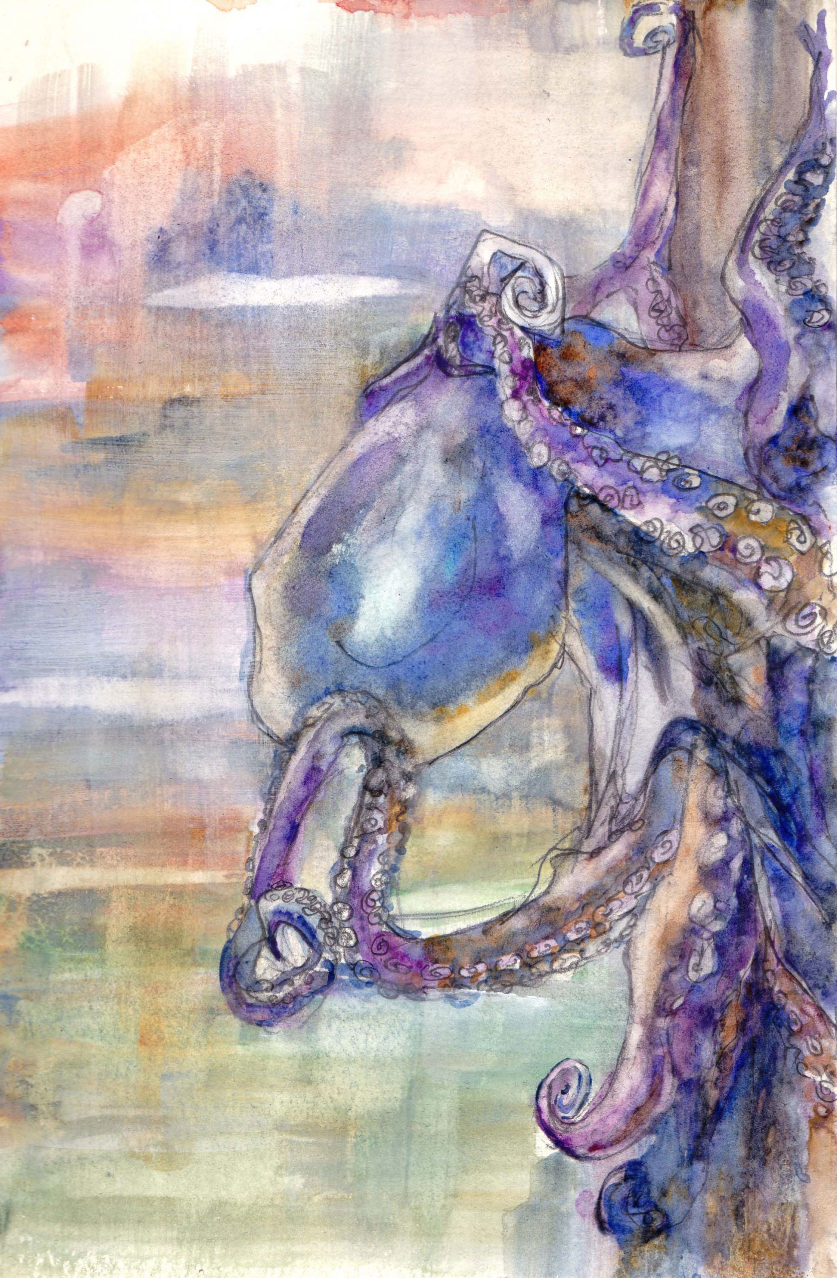 mood octopus purple